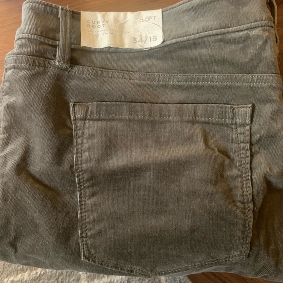 LOFT Denim - Loft corduroy pants/jeans. BNWT. Size 18/34 curvy. PRICE DROP
